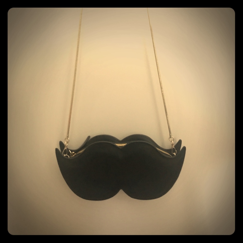 KATE SPADE MUSTACHE CROSS BODY BAG